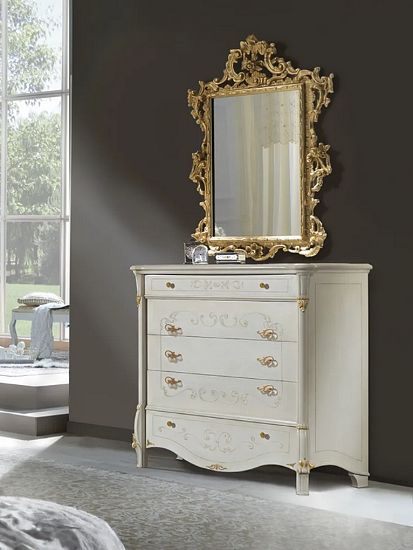 Wooden chest of drawers with diamond pattern CASA +39 DIAMANTE 2105 factory CASA +39 from Italy. Foto №2