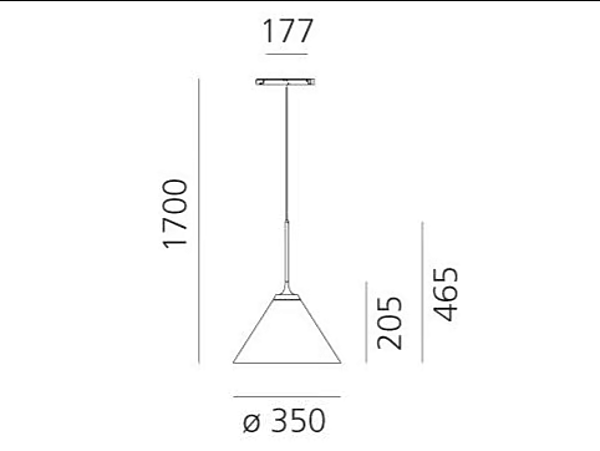 LED Aluminium Track Light Artemide Look at Me System factory Artemide from Italy. Foto №9