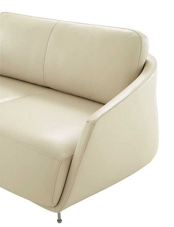 Two-Seater Leather Sofa Okura LIGNE ROSET 17100405 factory LIGNE ROSET from Italy. Foto №3