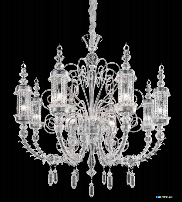 Chandelier SYLCOM 1798/8 factory SYLCOM from Italy. Foto №3