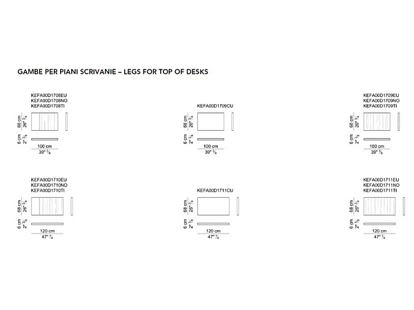 Rectangular executive desk with drawers Kefa I 4 Mariani factory i 4 Mariani from Italy. Foto №6