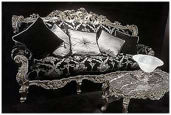 Couch CANTALUPPI Barocco-divano