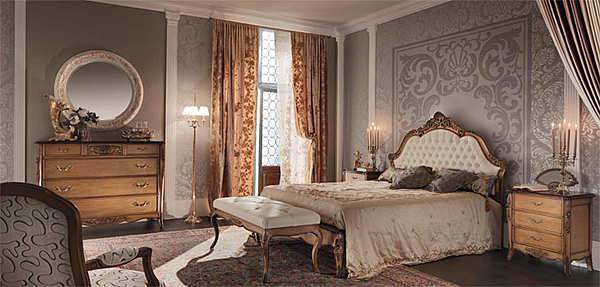 Composition  FRANCESCO PASI  "GRAN GUARDIA" bedroom  2054 factory FRANCESCO PASI from Italy. Foto №1