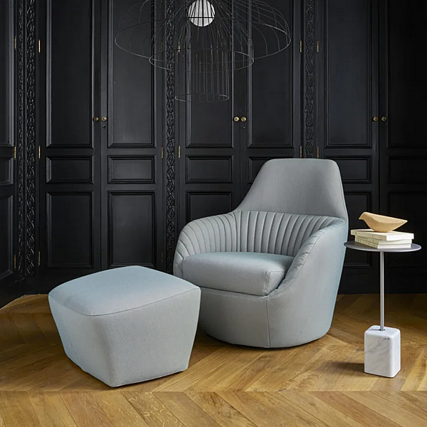 Swivel upholstered fabric armchair with armrests LIGNE ROSET Amedeé 18210205 factory LIGNE ROSET from Italy. Foto №3