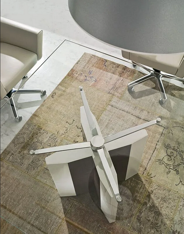 Rectangular meeting table wood i 4 Mariani Symetria factory i 4 Mariani from Italy. Foto №3