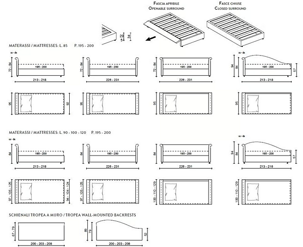 Two Seater Fabric Sofa Bed Tropea Duomo Design factory Duomo Design from Italy. Foto №5