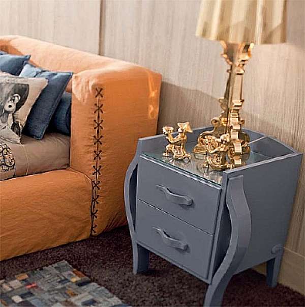Bedside table HALLEY 748FML factory HALLEY from Italy. Foto №1