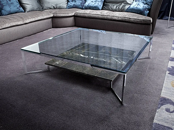 Rectangular low coffee table in wood ERBA ITALIA Paso Doble factory ERBA ITALIA from Italy. Foto №7