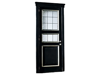 Hinged wooden and glass door Interiors Italia PO805 factory Interiors Italia from Italy