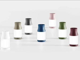 LED cordless table lamp ABS Turny Fabbian LED cordless table lamp ABS Turny Fabbian factory Fabbian from Italy