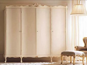 Wardrobe Tiffany wood CORTEZARI collection factory CORTE ZARI from Italy