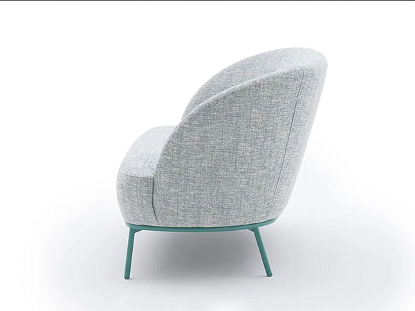 2-seater fabric sofa with soft back MONTBEL ROSE 3951 3951 factory MONTBEL from Italy. Foto №3