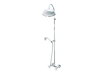 Wall Mounted Shower Panel with Hand Shower and Overhead Shower Gentry Home Mayfair Wall Mounted Shower Panel with Hand Shower and Overhead Shower Gentry Home Mayfair factory Gentry Home from Italy
