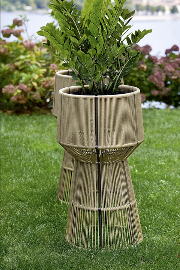 High Round Aluminium Plant Pot Cricket VARASCHIN 2993 factory VARASCHIN from Italy. Foto №4