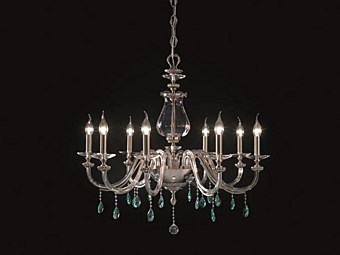 Chandelier with Swarovski crystals Flora L8 Euroluce Lampadari Chandelier with Swarovski crystals Flora L8 Euroluce Lampadari factory EUROLUCE LAMPADARi from Italy