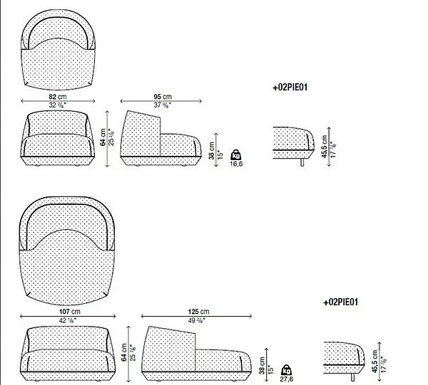 Upholstered fabric armchair Brioni Kristalia factory Kristalia from Italy. Foto №7