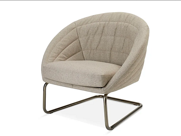 Fabric armchair Fleur Saba factory SABA from Italy. Foto №2