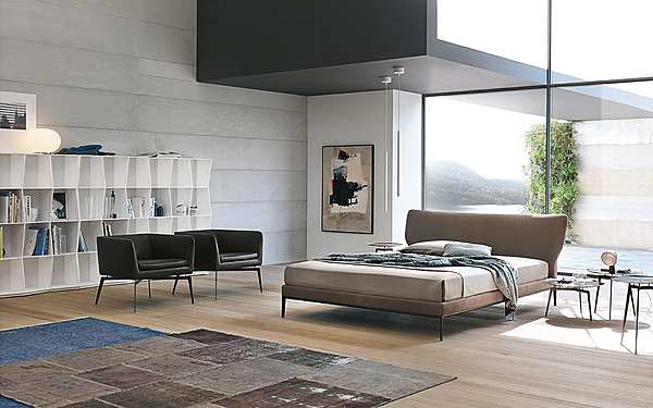 Bed ALIVAR Home Project Maya LM1S STANDARD factory ALIVAR from Italy. Foto №1