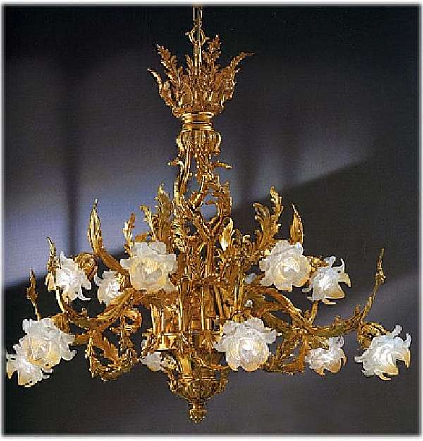 Chandelier FBAI 4100/12 factory FBAI from Italy. Foto №1
