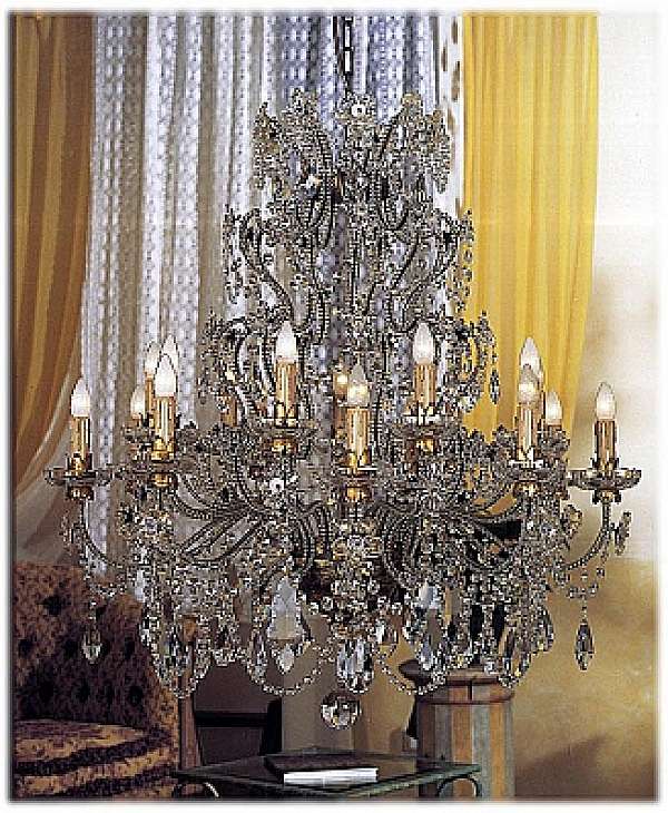 Chandelier MECHINI L140/18 factory MECHINI from Italy. Foto №1