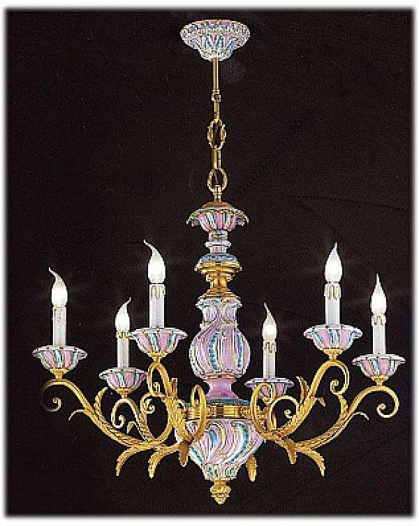 Chandelier FBAI 3182/6 factory FBAI from Italy. Foto №1