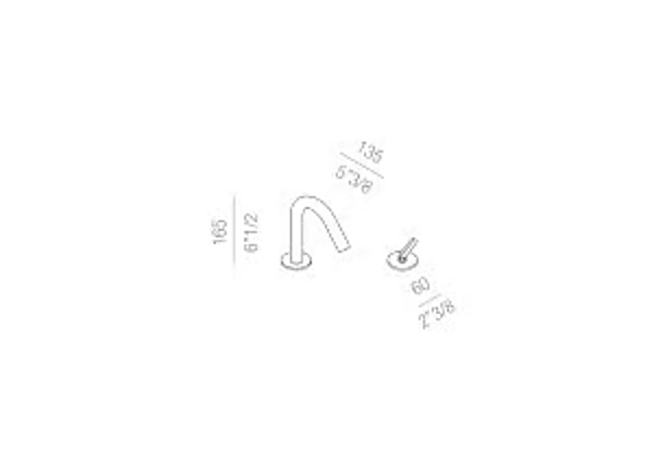 Stainless Steel Square Washbasin Mixer 2 Hole AGAPE factory Agape from Italy. Foto №9