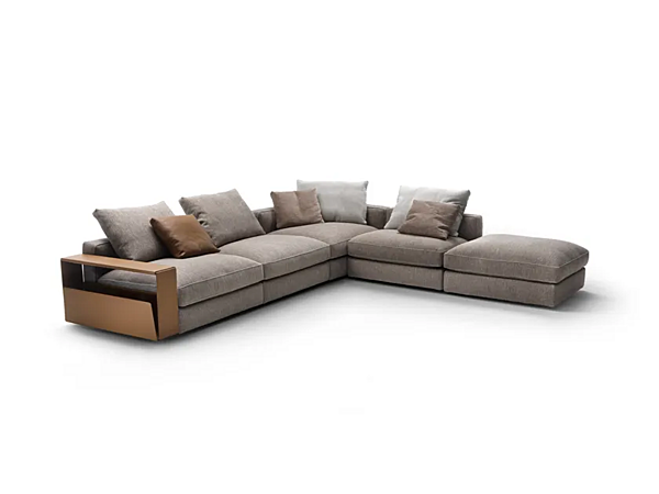 Corner sectional fabric sofa Harper FLEXFORM factory FLEXFORM from Italy. Foto №7