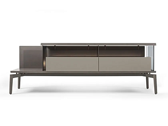 Wooden sideboard with drawers GIORGETTI Kukei