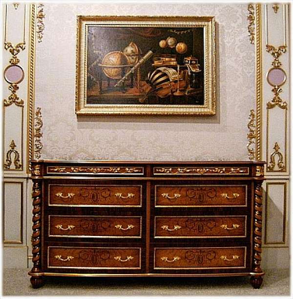 Chest of drawers CARLO ASNAGHI STYLE 10846 factory CARLO ASNAGHI STYLE from Italy. Foto №1