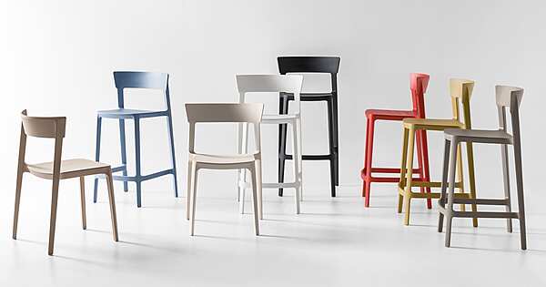 Bar stool CALLIGARIS SKIN factory CALLIGARIS from Italy. Foto №3