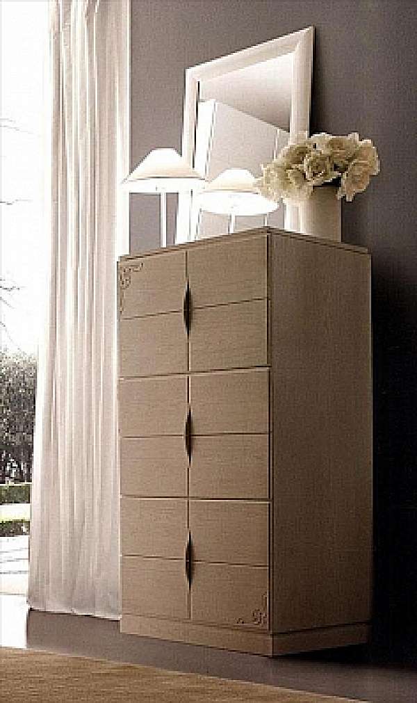 Chest of drawers BENEDETTI MOBILI ARAL CON VIRGOLE factory BENEDETTI MOBILI from Italy. Foto №1