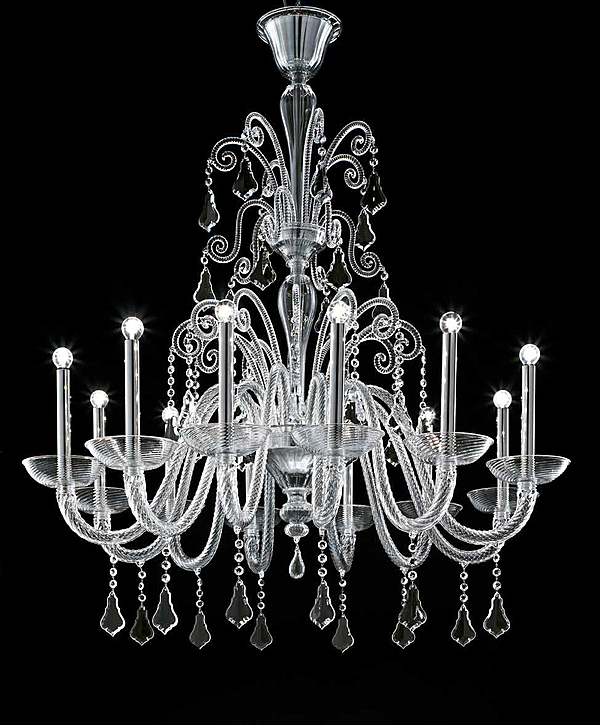 Chandelier Barovier &Toso 5555/24 factory Barovier&Toso from Italy. Foto №2
