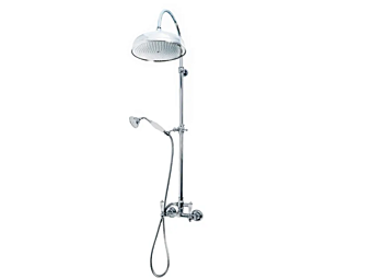 Wall Mounted Shower Panel with Hand Shower and Overhead Shower Gentry Home Berkeley Wall Mounted Shower Panel with Hand Shower and Overhead Shower Gentry Home Berkeley factory Gentry Home from Italy