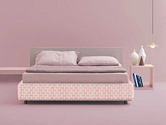 Upholstered storage bed Chloe FRAUFLEX factory FRAUFLEX (LOLLO DUE) from Italy