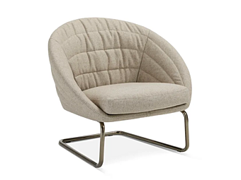 Fabric armchair Fleur Saba