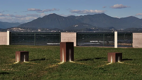 Corten Bollard Light Granito Artemide factory Artemide from Italy. Foto №3