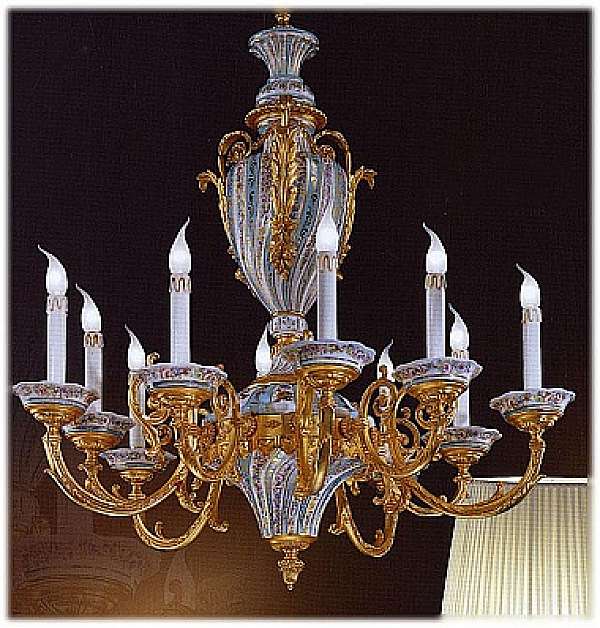 Chandelier FBAI 3161/10 factory FBAI from Italy. Foto №1