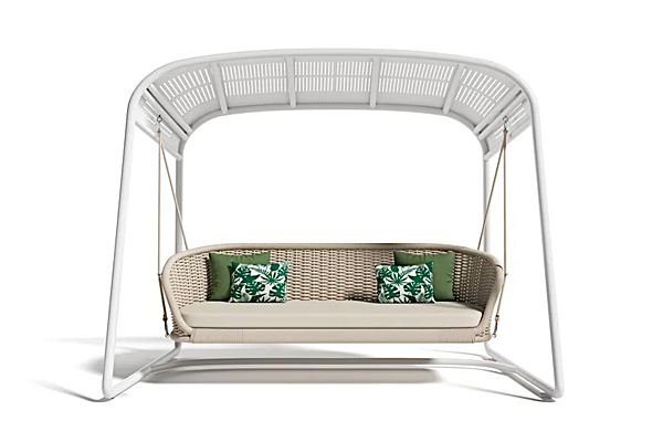 Garden Swing Seat for Two in Teflon and Aluminium Atmosphera Ludo L5 LUDV.DO1 factory ATMOSPHERA from Italy. Foto №2