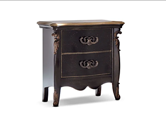 Wooden bedside table with drawers Cortezari Melissa