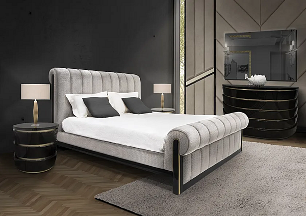 Oval bedside table with drawers Formitalia Muzio factory FORMITALIA from Italy. Foto №5