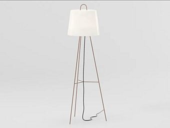 Etched Glass Floor Lamp KETTAL Mia factory KETTAL from Italy
