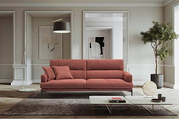 Fabric sofa with soft back Feng Egoitaliano factory Egoitaliano from Italy. Foto №3