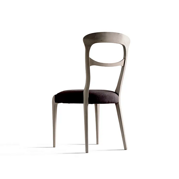 Wooden chair with upholstered back DALE Capotavola C 643 factory DALE from Italy. Foto №3