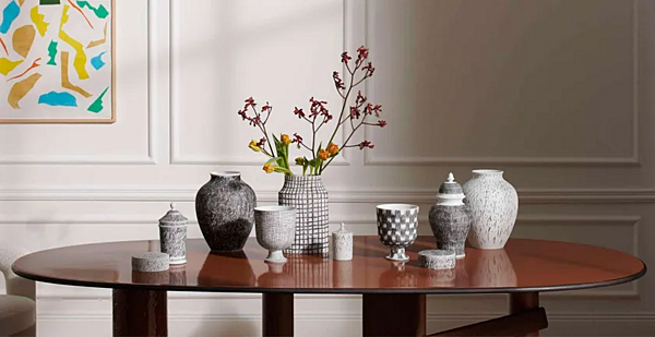 Porcelain vase Post Scriptum CASSINA factory CASSINA from Italy. Foto №6