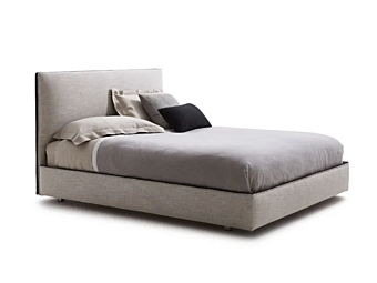 Double bed with upholstered headboard Ribbon Molteni & C Double bed with upholstered headboard Ribbon Molteni & C factory Molteni & C.(+VITRA) from Italy