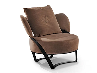 Velvet Armchair Gotham FORMITALIA factory FORMITALIA from Italy