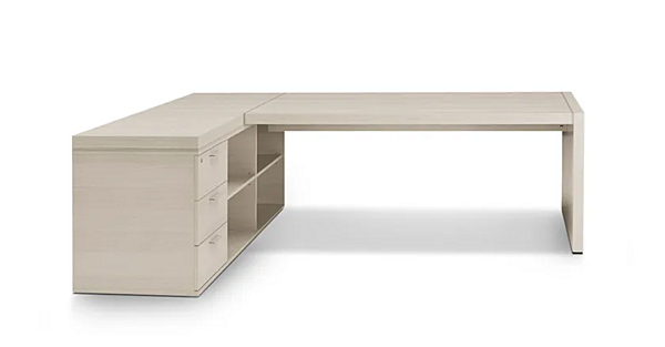 L-shaped wooden executive desk with drawers i 4 Mariani Blade factory i 4 Mariani from Italy. Foto №5