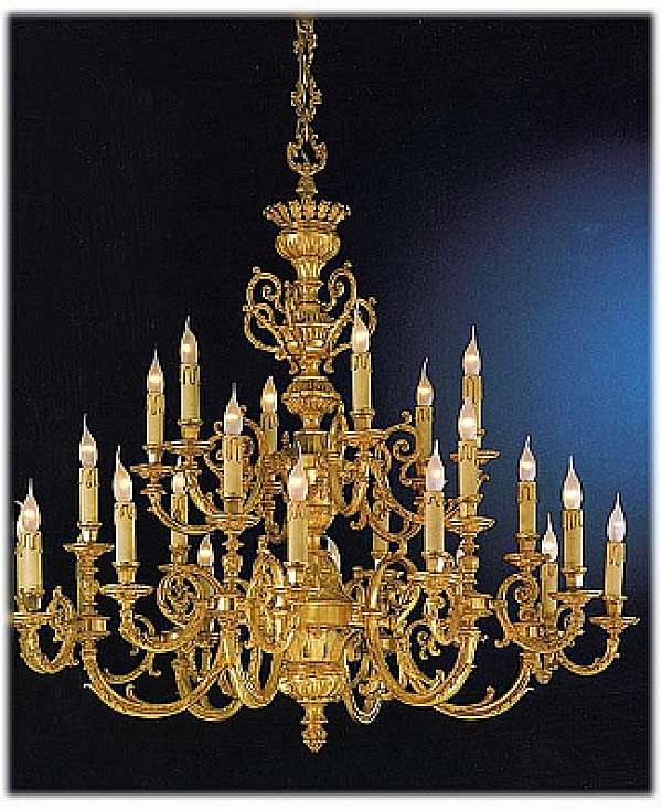 Chandelier FBAI 5002/24 factory FBAI from Italy. Foto №1