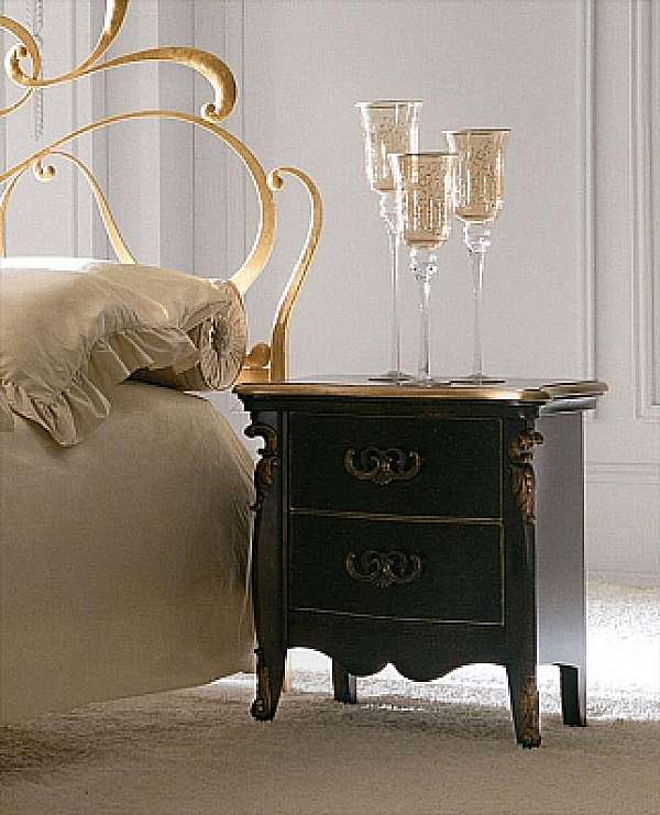 Bedside table CORTE ZARI Art. 489 factory CORTE ZARI from Italy. Foto №1