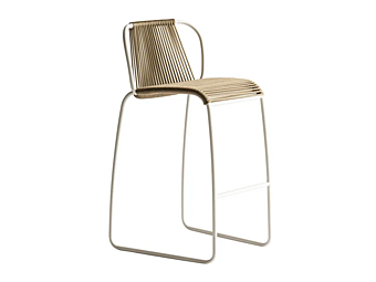 High Nautical Rope Garden Stool Potocco Tibes 945 A 945/A